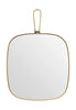 Meraki Spejl med ramme 26x28 cm, antik messing