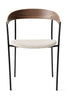 New Works Ontbrekende fauteuil walnoot, Lana