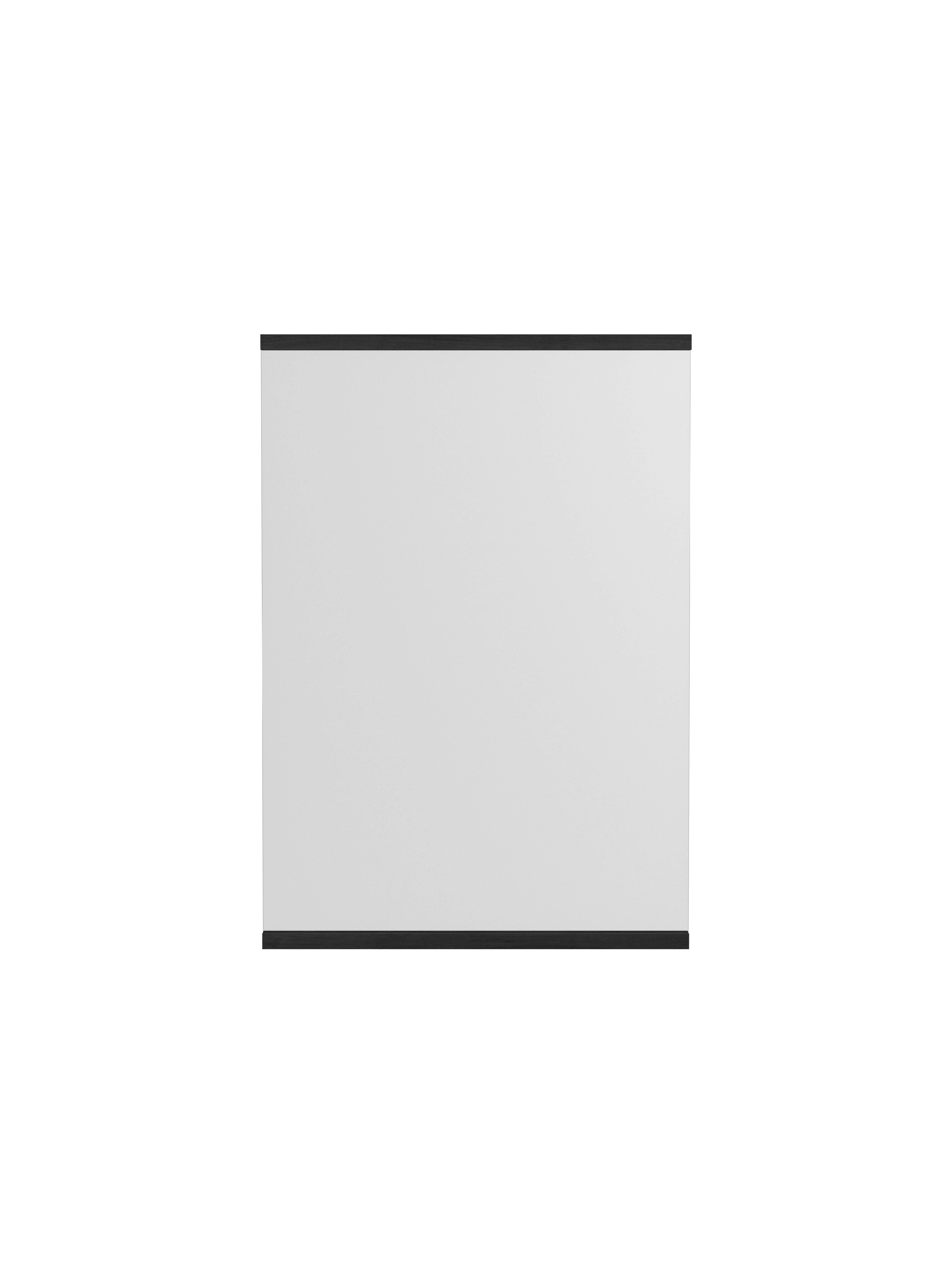 Moebe Rechteckige Wandspiegel 71,9x50 cm, schwarz
