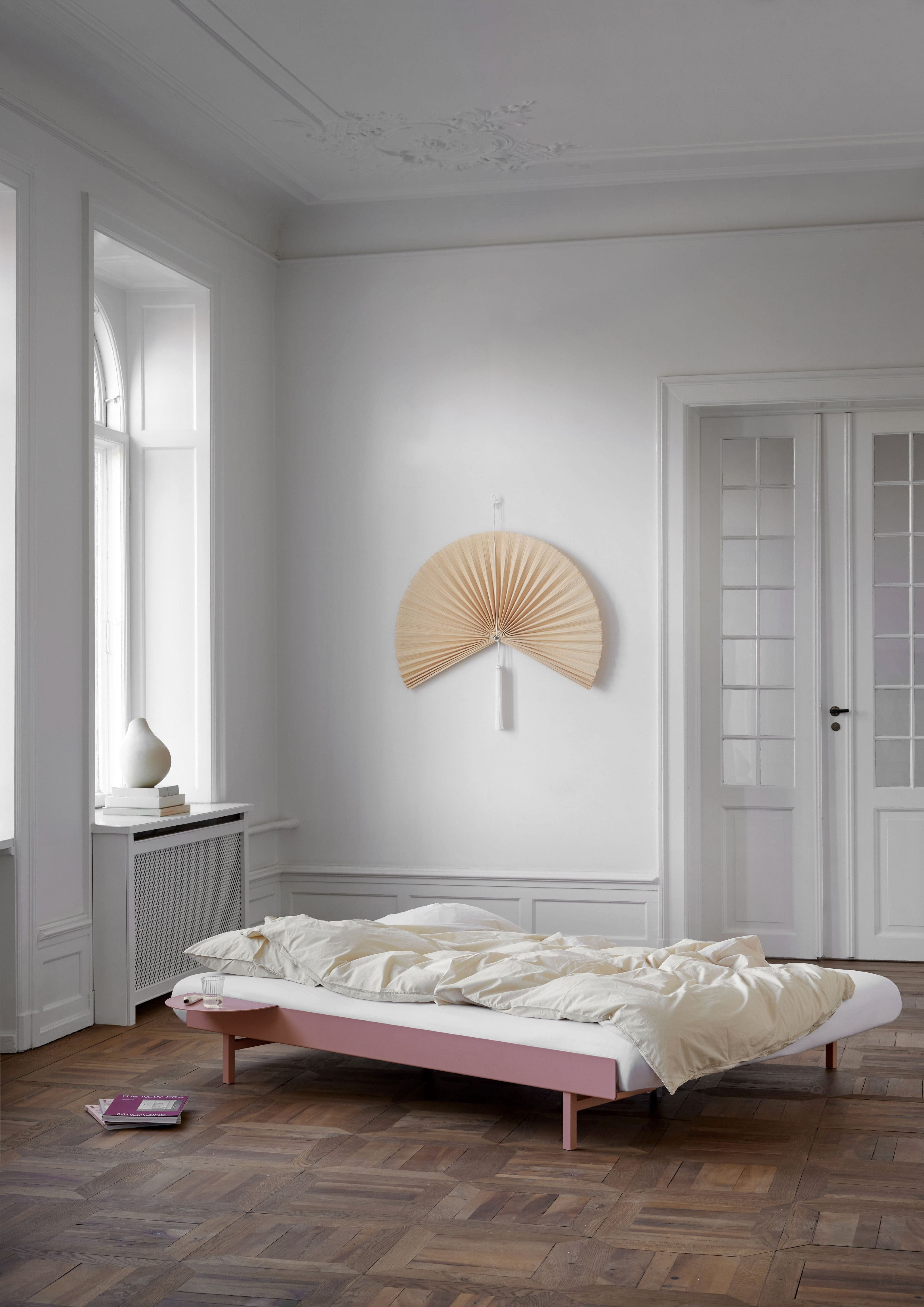 Letto moebe con leghe da letto 90 cm, rosa polverosa