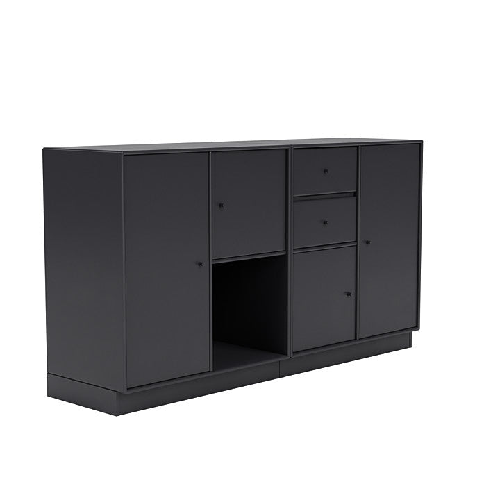 Sideboard della coppia del Montana con plinto da 7 cm, antracite