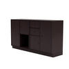 Montana -Paar -Sideboard mit 7 cm Sockel, Balsamico -Braun