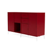 Montana Couple Sideboard With Legs, Beetroot/Snow White