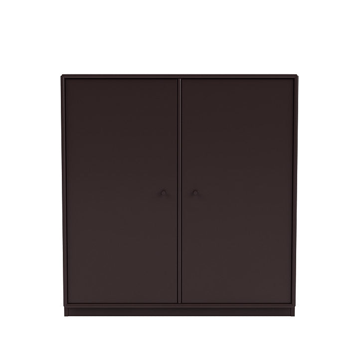 Cabinet de couverture du Montana avec socle de 3 cm, brun balsamique