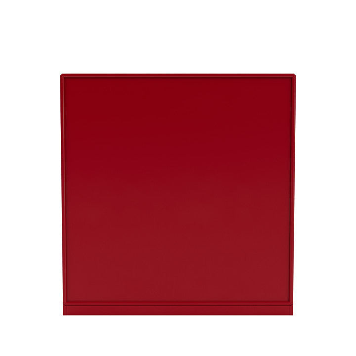 Montana -dekkskap med 3 cm sokkel, rødbeter rød