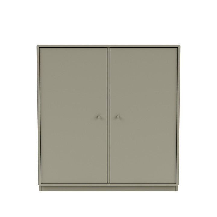 Montana -Deckschrank mit 3 cm Soziale, Fenchelgrün