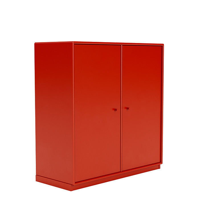 Cabinet de couverture du Montana avec socle de 3 cm, rouge de rose