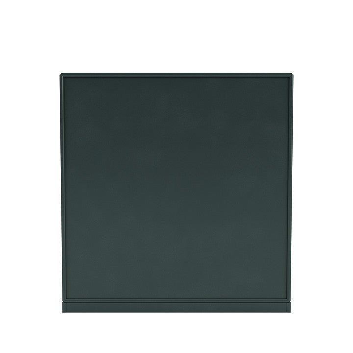 Montana -Abdeckschrank mit 3 cm Soziale, schwarzer Jade