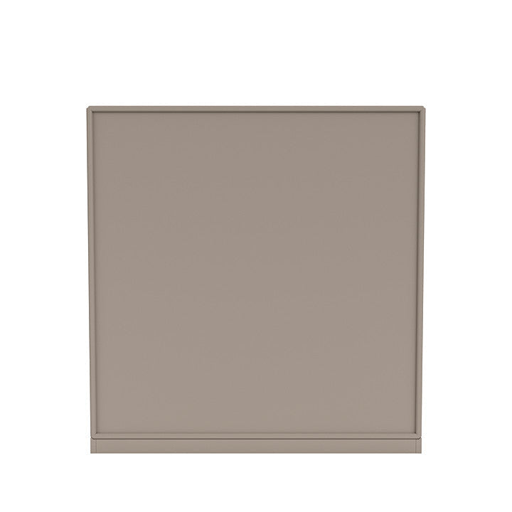 Montana täckskåp med 3 cm sockel, tryffelgrå