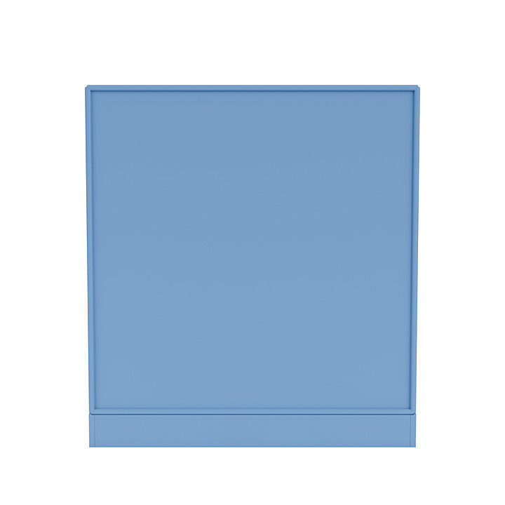 Montana täckskåp med 7 cm sockel, azurblå