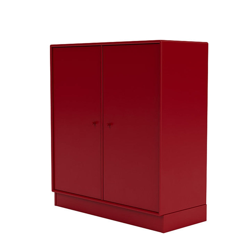 Montana Cover Cabinet With 7 Cm Plinth, Beetroot Red
