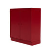 Cabinet de couverture du Montana avec du socle de 7 cm, rouge à betterave