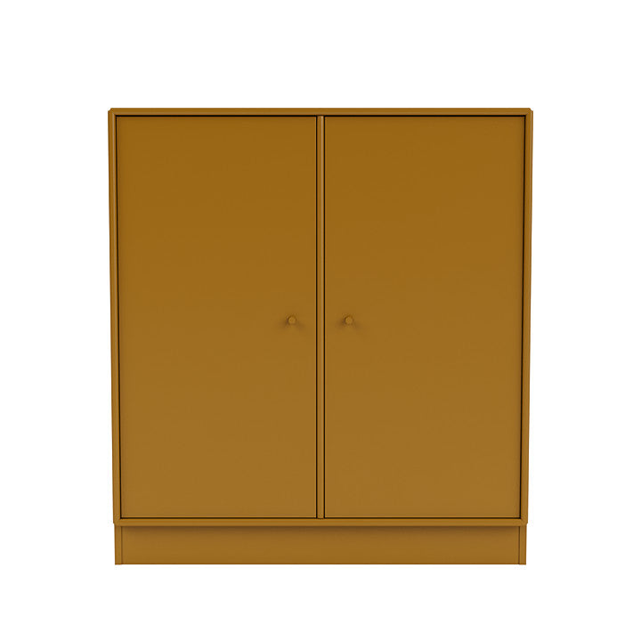 Cabinet de couverture du Montana avec du socle de 7 cm, jaune ambré