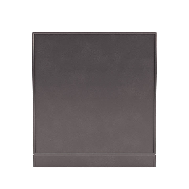 Cabinet de couverture du Montana avec du socle de 7 cm, brun café