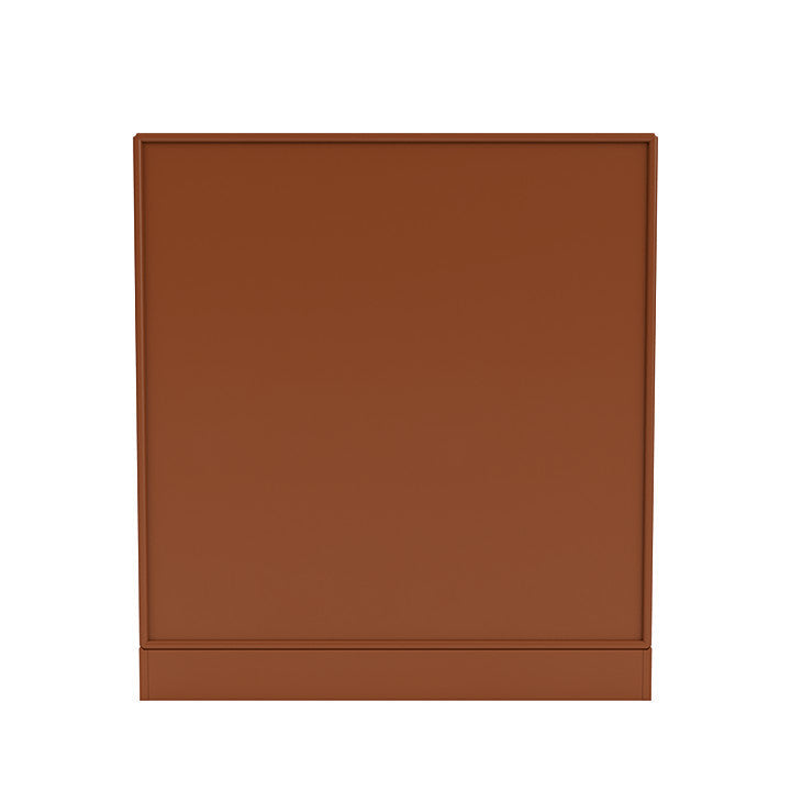 Cabinet de couverture du Montana avec du socle de 7 cm, brun noisette