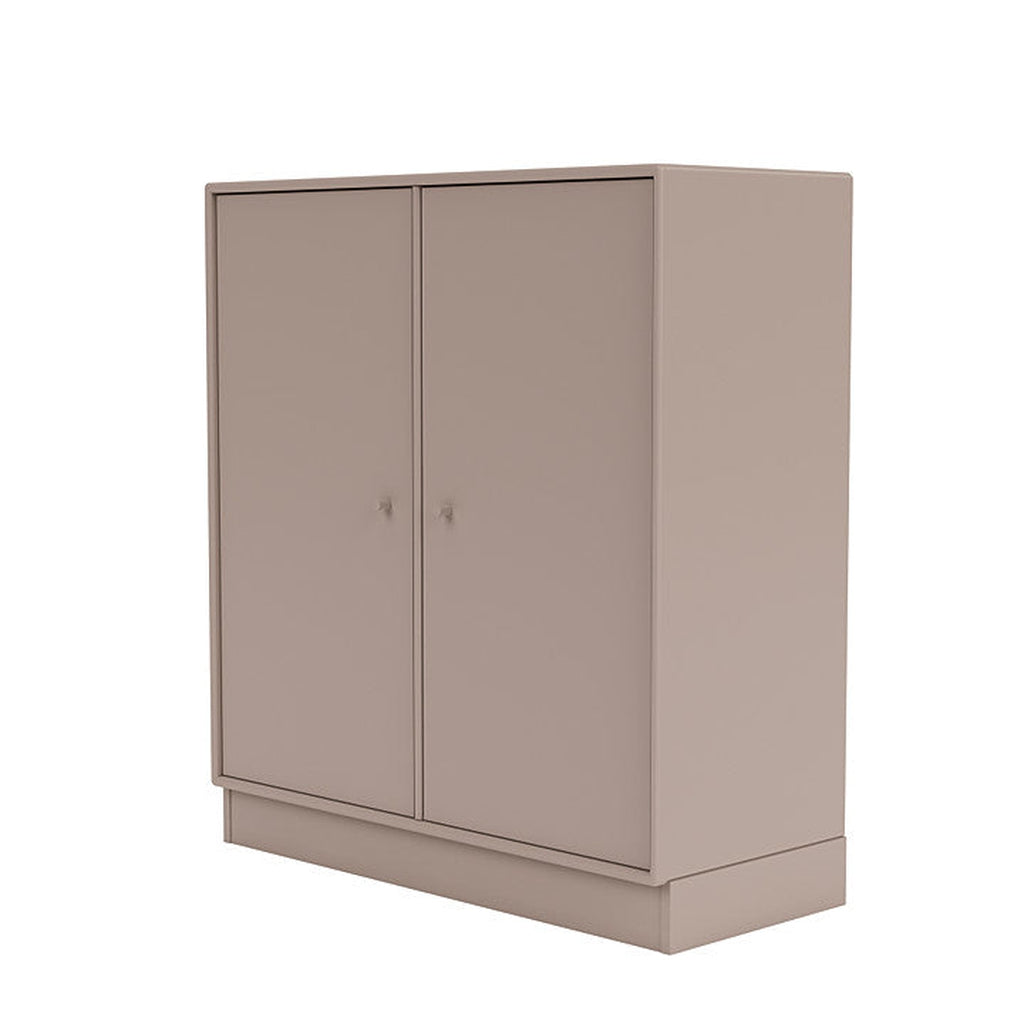 Montana Cover Cabinet With 7 Cm Plinth, Mushroom Brown