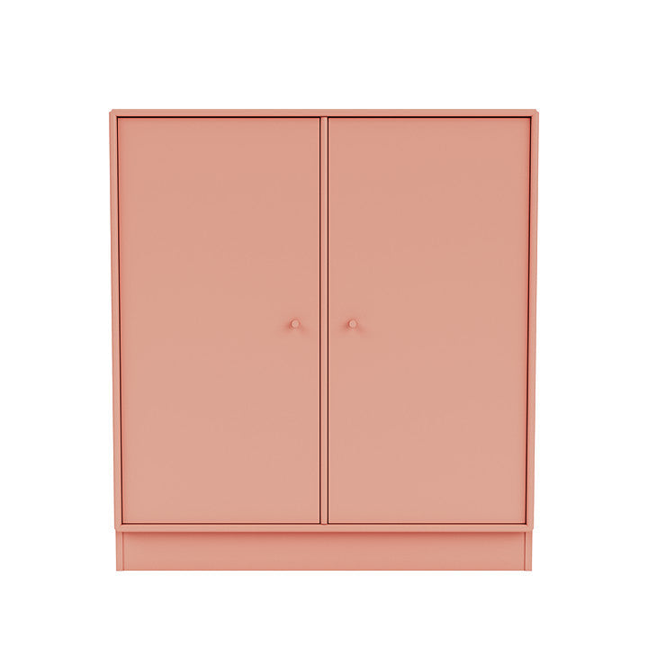 Montana Cover Cabinet With 7 Cm Plinth, Rhubarb Red