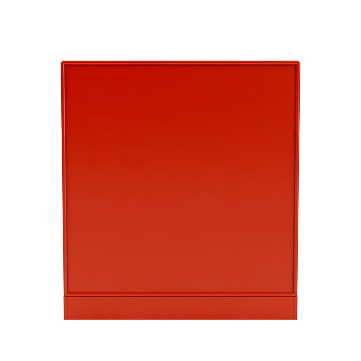 Montana -Deckungsschrank mit 7 cm Sozial, Hagebutte rot