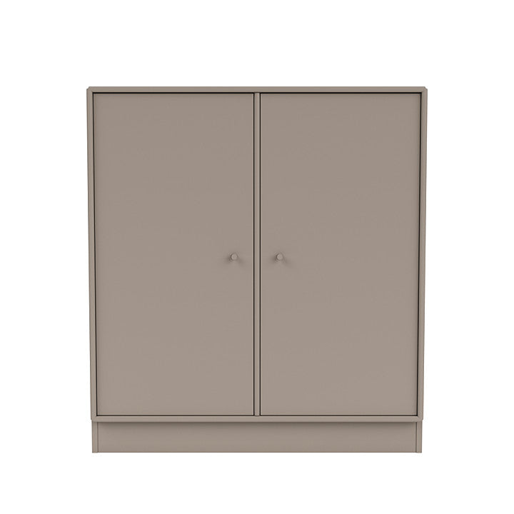 Gabinete de cubierta de Montana con zócalo de 7 cm, trufa gris