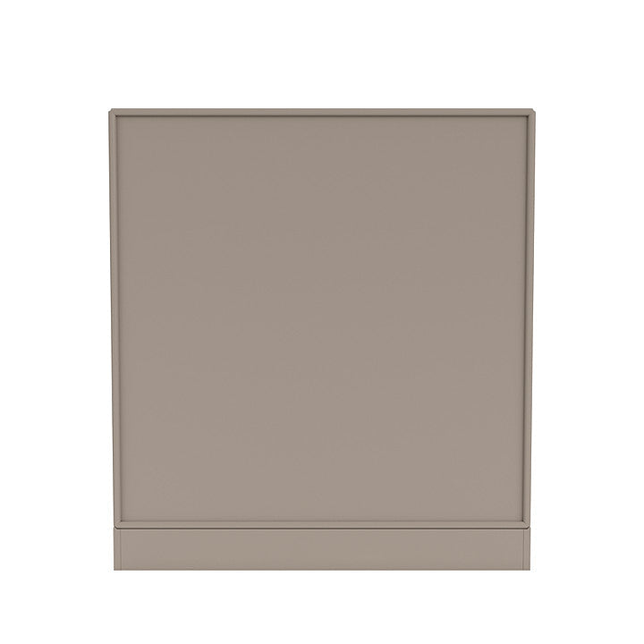 Gabinete de cubierta de Montana con zócalo de 7 cm, trufa gris