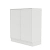 Cabinet di copertura del Montana con plinto da 7 cm, bianco