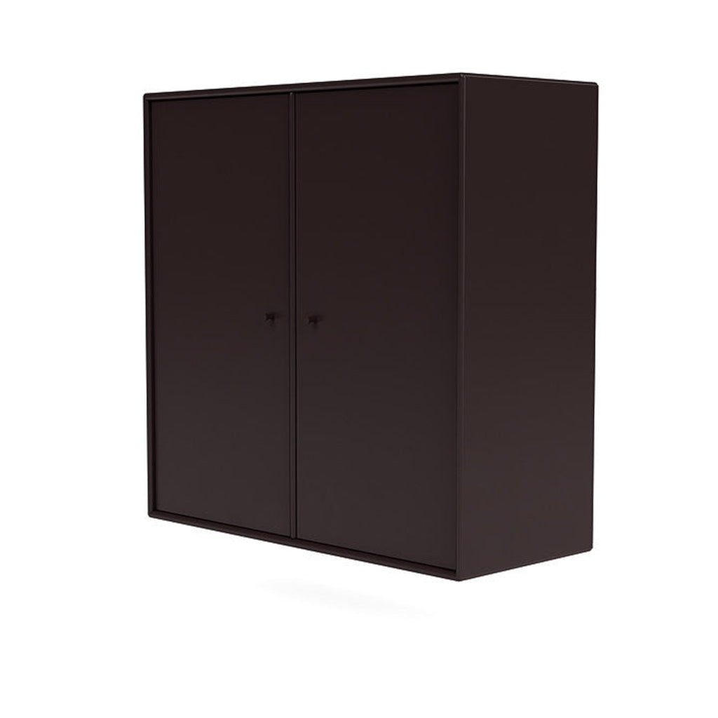Montana Cover Cabinet With Suspension Rail, Balsamic Brown