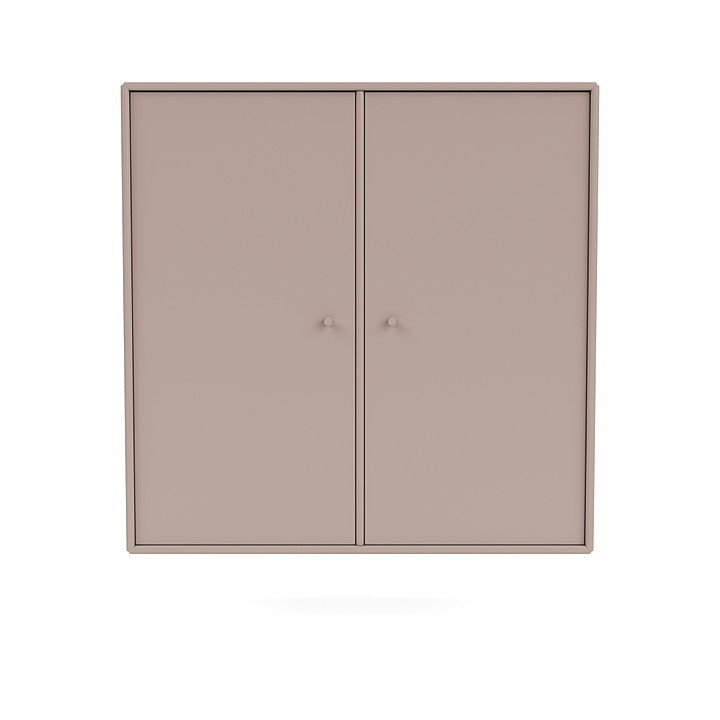 Montana Cover Cabinet With Suspension Rail, Mushroom Brown