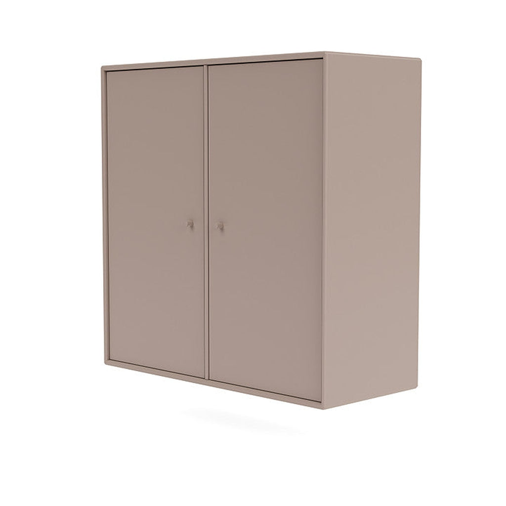 Montana Cover Cabinet med ophængsskinne, svampbrun