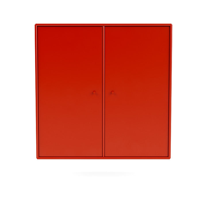 Montana Cover Cabinet med upphängningsskena, Rosehip Red