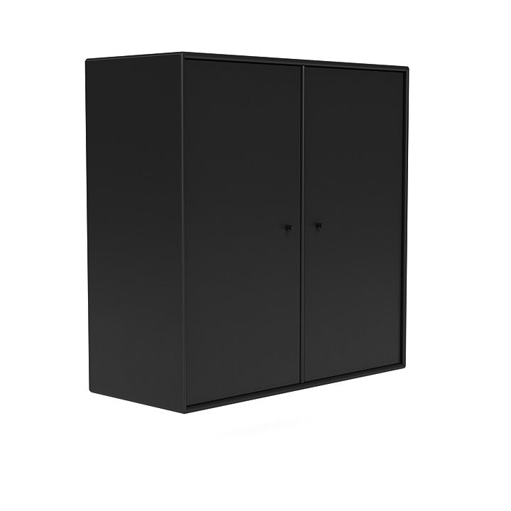 Montana Cover Cabinet With Suspension Rail, Black