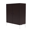 Montana Cover Cabinet With Legs, Balsamic/Snow White