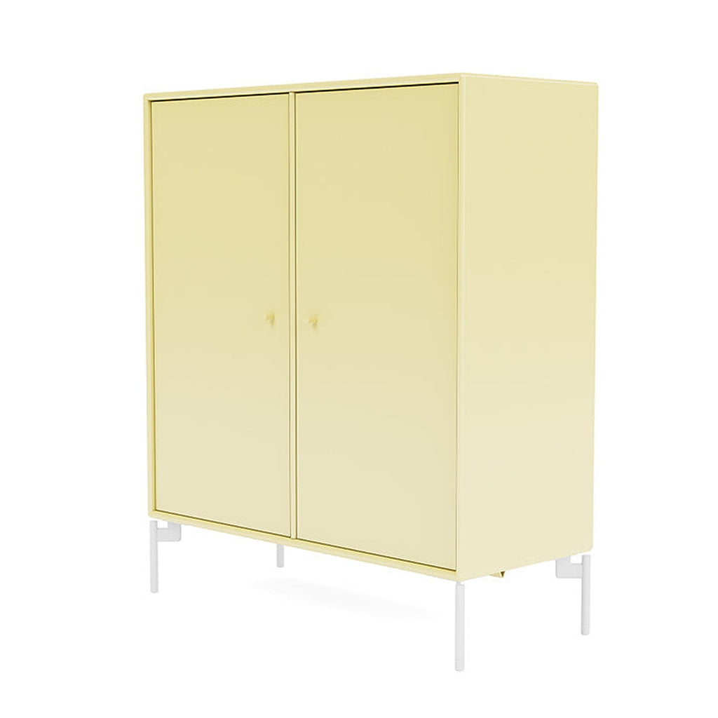 Montana Cover Cabinet med ben, Camomile/Snow White