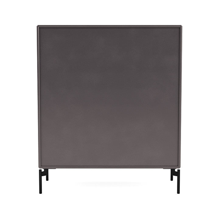 Montana Cover Cabinet With Legs, Coffee/Black
