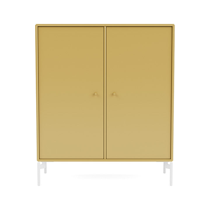 Montana Cover Cabinet With Legs, Cumin/Snow White