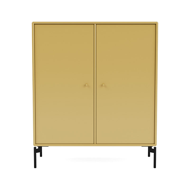 Montana Cover Cabinet With Legs, Cumin/Black