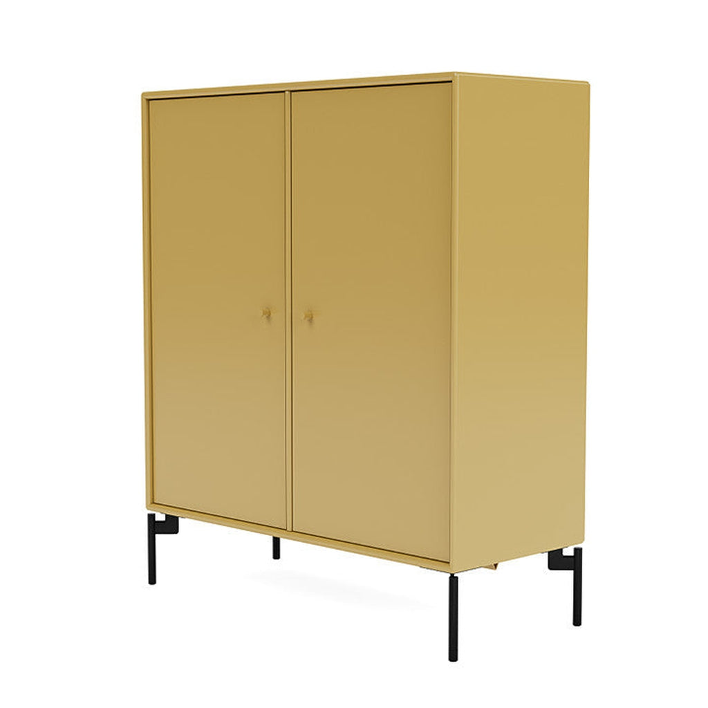 Montana Cover Cabinet With Legs, Cumin/Black