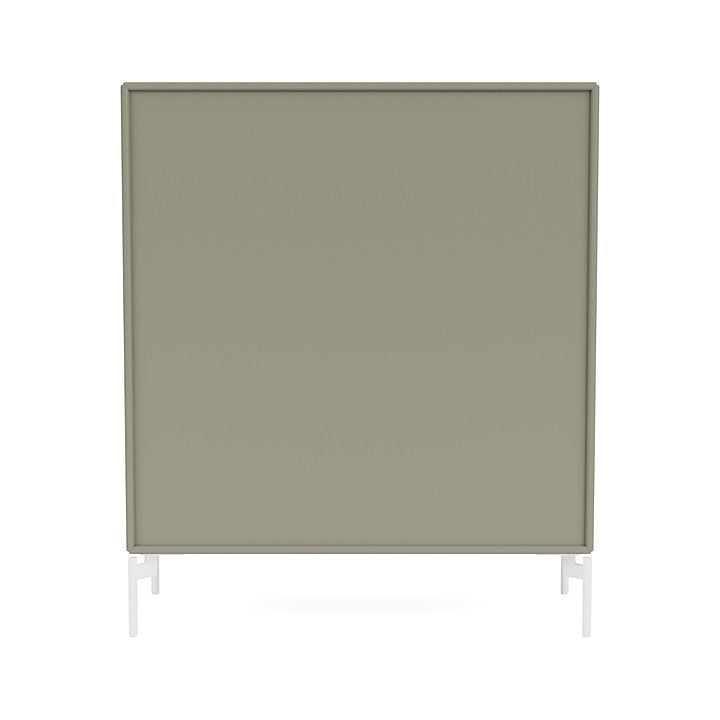 Montana Cover Cabinet With Legs, Fennel/Snow White