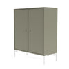 Montana Cover Cabinet With Legs, Fennel/Snow White