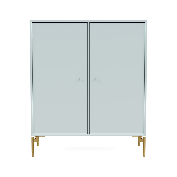 Montana Cover Cabinet With Legs, Flint/Brass