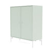 Montana Cover Cabinet With Legs, Mist/Snow White