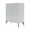 Montana Cover Cabinet With Legs, Oyster/Black