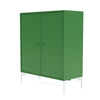Montana Cover Cabinet With Legs, Parsley/Snow White