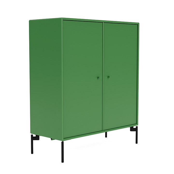 Montana Cover Cabinet With Legs, Parsley/Black
