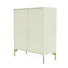 Montana Cover Cabinet With Legs, Pomelo/Brass