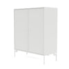 Montana Cover Cabinet With Legs, White/Snow White