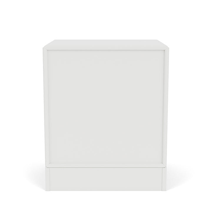 Montana Dream Nightstand avec du socle de 7 cm, blanc