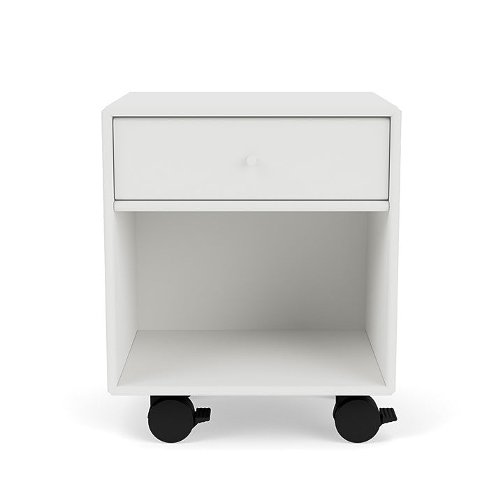 Montana Dream Nightstand med hjul, vit