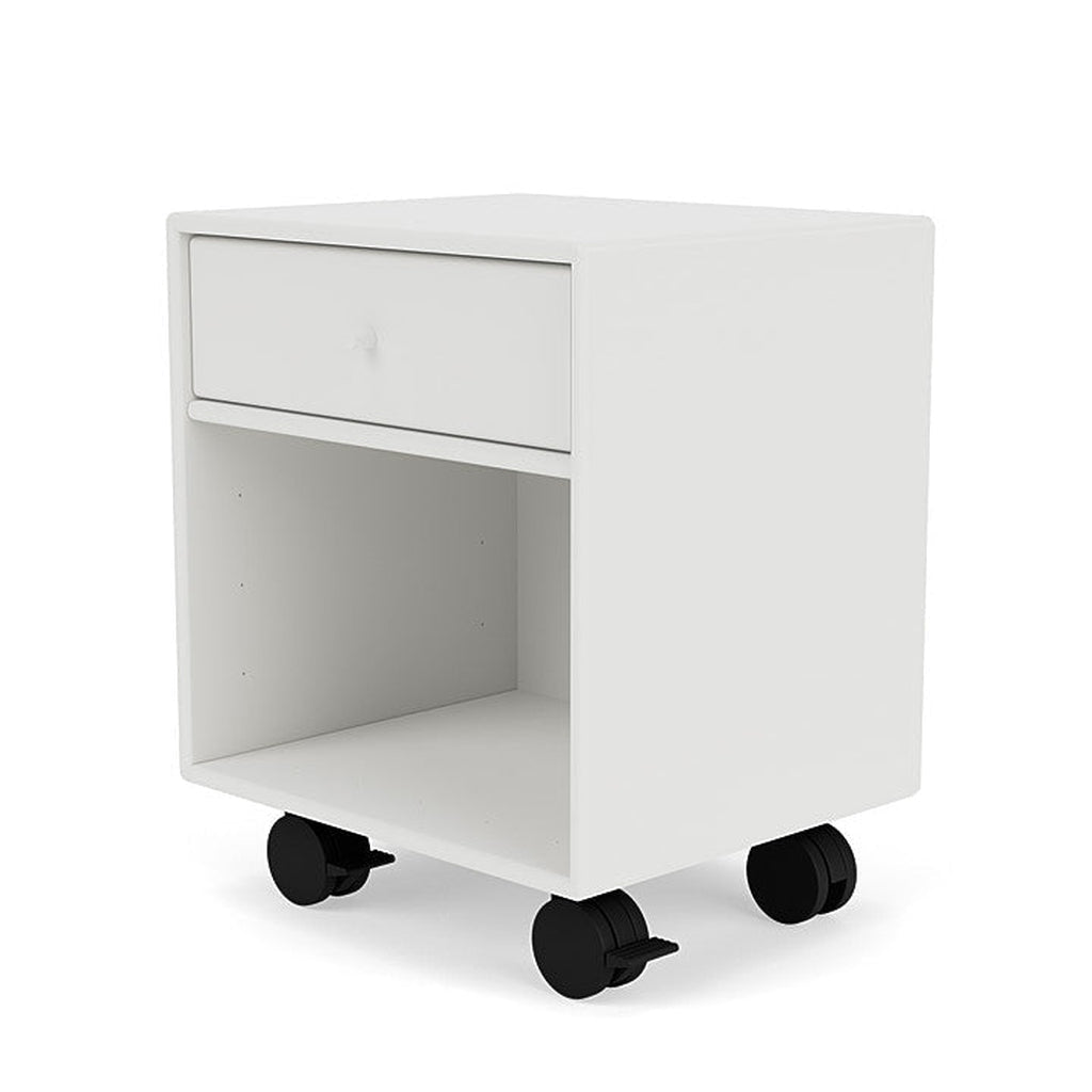 Montana Dream Nightstand med hjul, vit