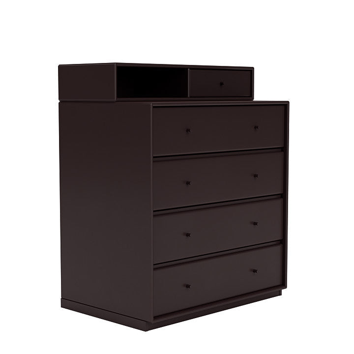 Montana Keep Chest Of Drawers With 3 Cm Plinth, Balsamic Brown