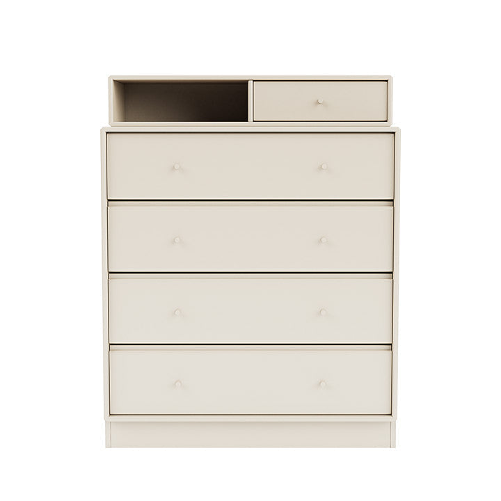 Montana Keep Chest Of Drawers With 7 Cm Plinth, Oat